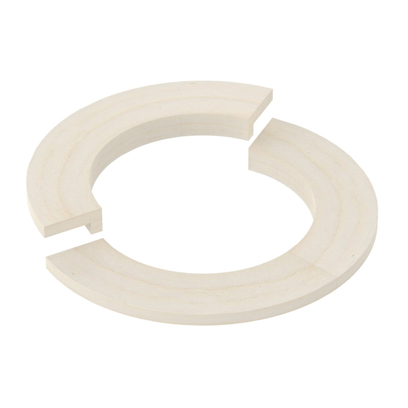 Flangia di incasso - per riscaldatore SAWOTEC Tower Round, in legno