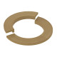 Flangia di fissaggio - per stufa a torre rotonda SAWOTEC, in legno, cedro, TH9/ARI6/PNX6