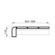 Panca sauna, Pino termotrattato, 135x654x1800-2400mm