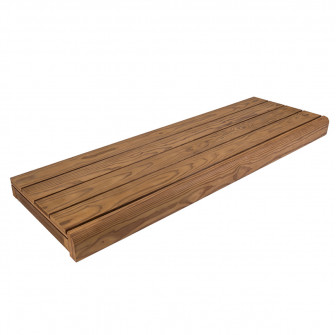 Panca sauna, Pino termotrattato, 135x504x1800-2400mm