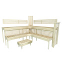 Panca modulare per sauna PREMIUM, Aspen - 1