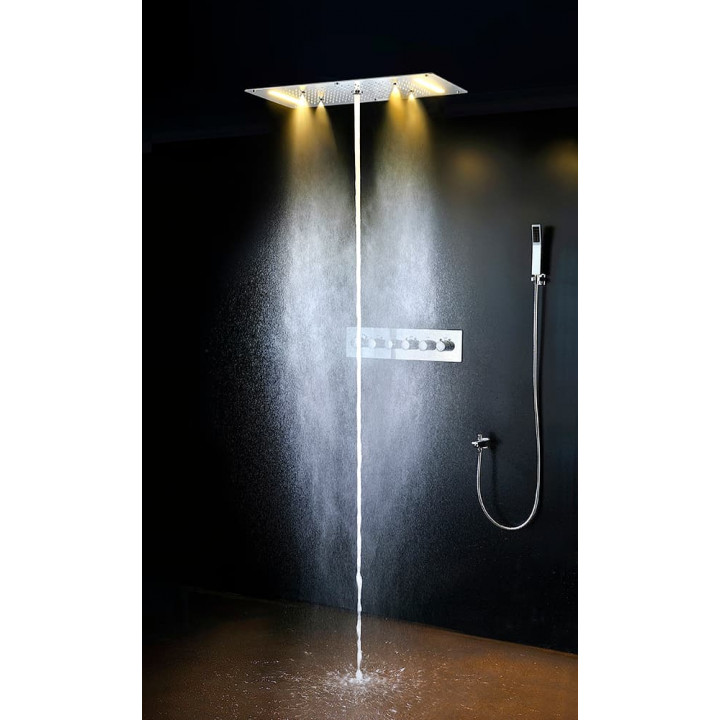 Steamtec Tolo doccia a pioggia, 380x700 mm