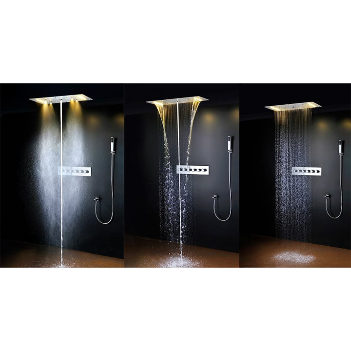 Steamtec Tolo doccia a pioggia, 380x700 mm