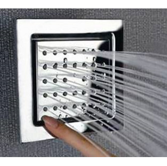 Getti in ottone orientabili per doccia a pioggia Steamtec Tolo