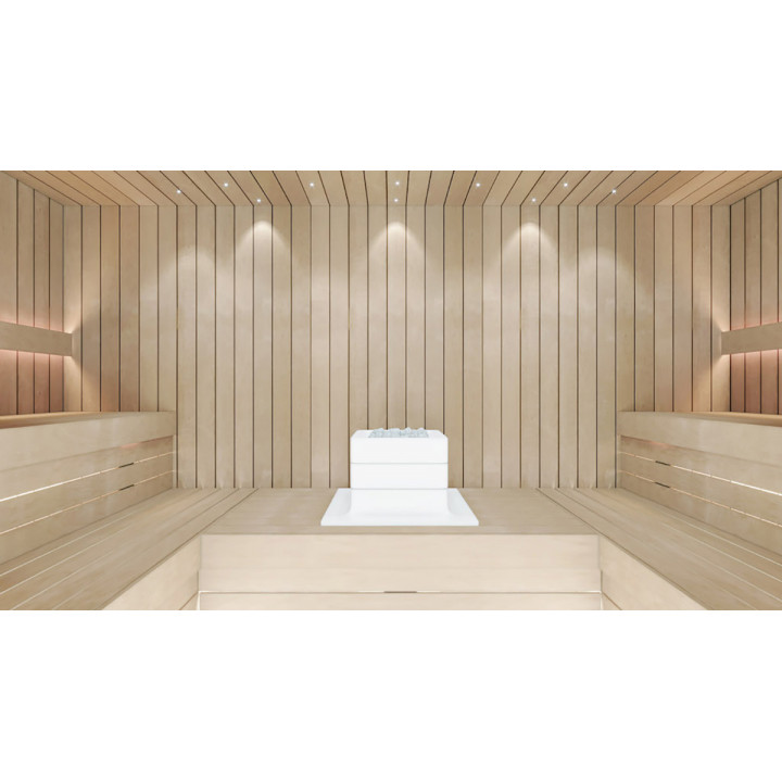 Rivestimento sauna Aspen, 15 x 90, 6 pz., Classe A