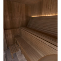 Panca sauna modulare ERGONOMIC, Thermo pioppo - 4