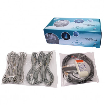Set di illuminazione a LED CARIITTI per sauna a vapore