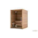 Cabina sauna Auroom 150x150x205cm, con vetro - 0