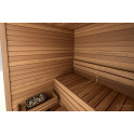 Cabina sauna Auroom 150x150x205cm, con vetro - 2