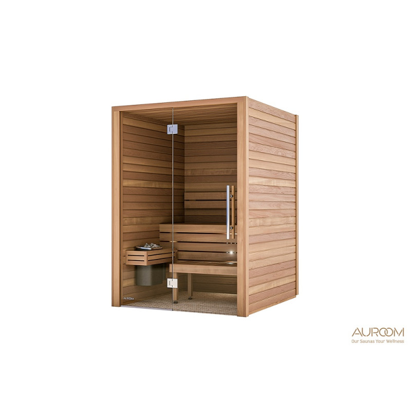 Cabina sauna Auroom 150x150x205cm, con vetro