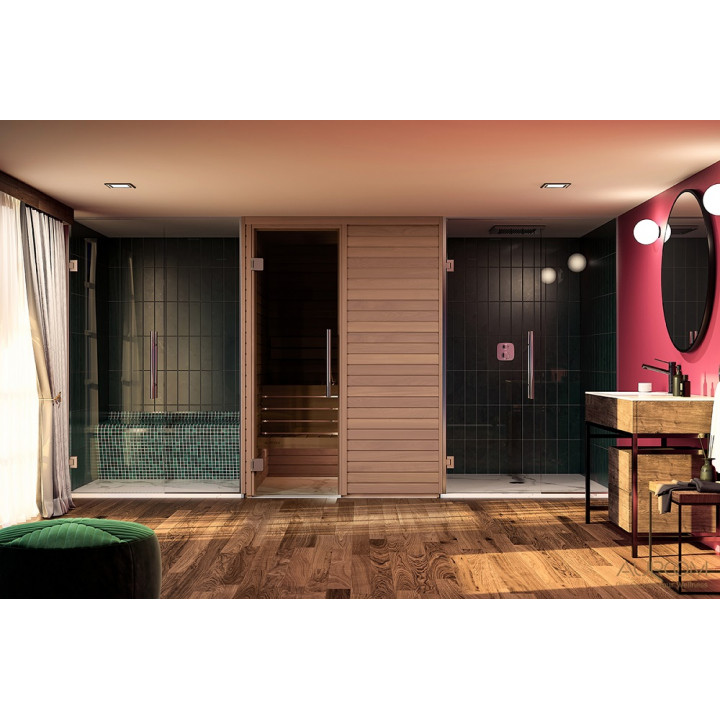 Cabina sauna Auroom, 150x150x205cm