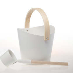 Set secchio e mestolo in alluminio SAUFLEX  Set secchio e mestolo in alluminio SAUFLEX