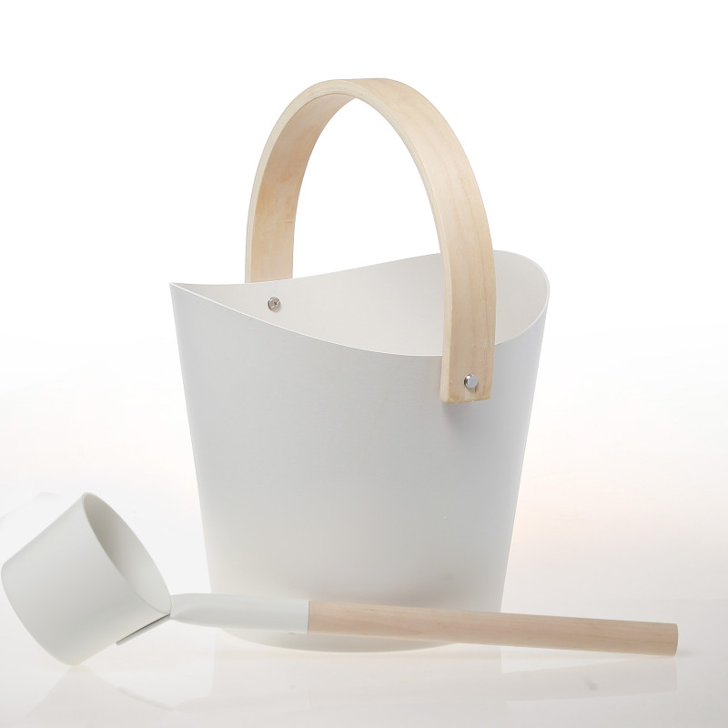 Set secchio e mestolo in alluminio SAUFLEX