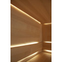 CARIITTI Sauna Linear Glass - raccordo in fibra ottica - 1