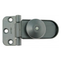 Cerniere per porte ABLOY per saune a vapore, grigio, ABLFL65 - 0