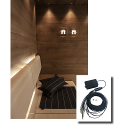 Set illuminazione sauna CARIITTI VPL10 - E161  Set illuminazione sauna CARIITTI VPL10 - E161