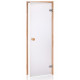 Porte per sauna in vetro AD STANDARD, vetro opaco, 80 x 210, ontano, trasparente opaco