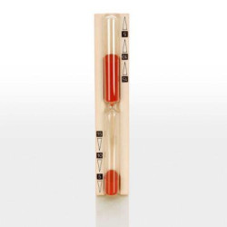 Clessidra per sauna - 15 min, rossa  Clessidra per sauna - 15 min, rossa