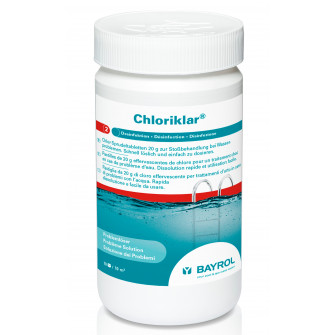 Compresse di cloro a rapida dissoluzione Chloriklar, 1 kg