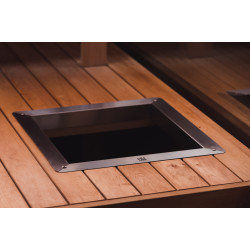 Flangia di incasso HUUM per riscaldatori per sauna CLIFF / STEEL 