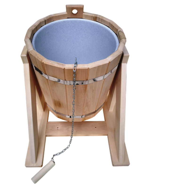 Secchio doccia con inserto in plastica, 10 l