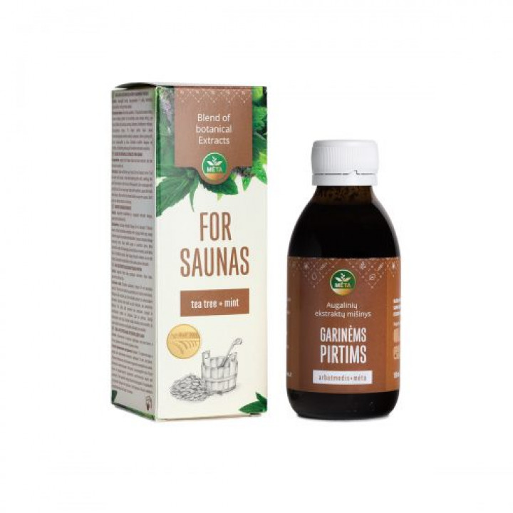 Miscela di estratti vegetali con oli essenziali di tea tree e menta, 150 ml