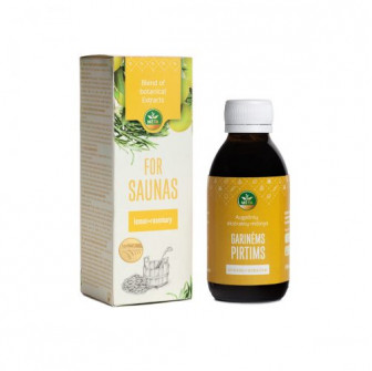Miscela di estratti vegetali per sauna con oli essenziali di limone e rosmarino, 150 ml