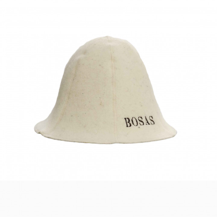 Cappello da sauna - BOSAS, bianco