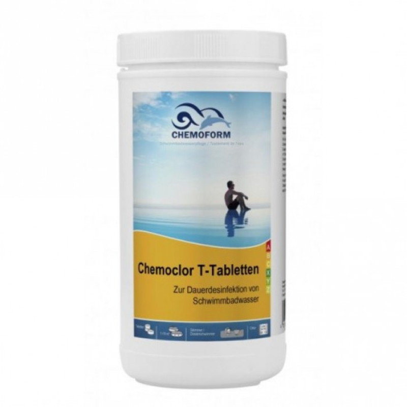 Cloro a lenta dissoluzione CHEMOCLOR T-Compresse da 20 g, 1 kg