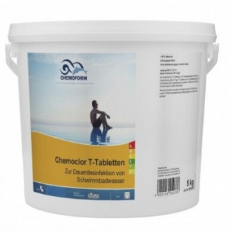 Compresse di cloro a lento rilascio CHEMOCLOR T-Tablets 20 g, 5 kg