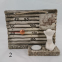 Termometro per sauna in ceramica - con candela - 2