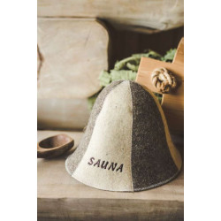 Cappello da sauna - SAUNA, a righe  Cappello da sauna - SAUNA, a righe