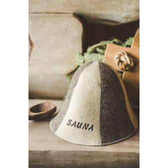 Cappello da sauna - SAUNA, a righe