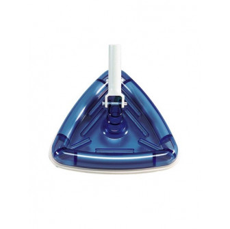Aspirapolvere triangolare per piscina, Trasparente, attacco 32/38 mm