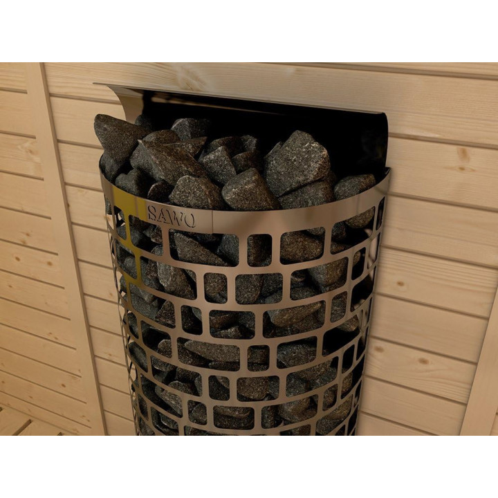 Stufa elettrica per sauna – SAWOTEC Ari Wall, senza unità di controllo