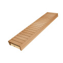 Panca per sauna, pioppo / ontano, 400x1600-2400 mm - 2