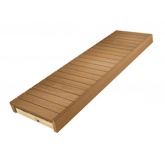 Panca sauna, termo pioppo, 400x1600-2400 mm