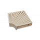 Modulo angolare per panche da sauna modulari, 400x400 mm, Aspen