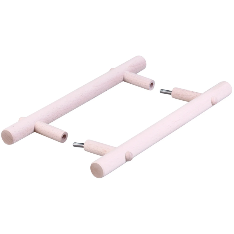 Set di maniglie per porte in legno
