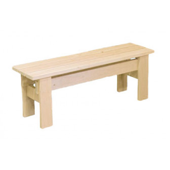 Panca per sauna, pioppo, L