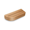 Elemento panca terminale per panche sauna modulari, Ontano - 0