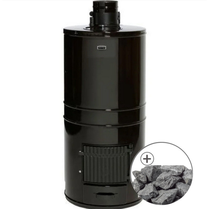 Stufa a legna per sauna - AITO AK-57 con pietre tradizionali