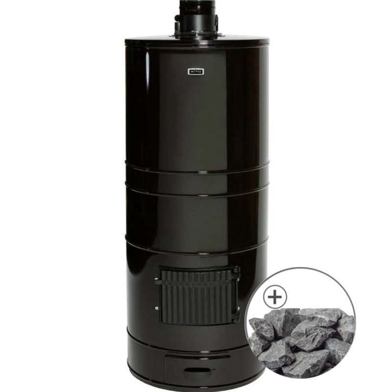 Stufa a legna per sauna - AITO AK-57K, pietre tradizionali incluse