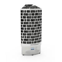 Stufa elettrica per sauna – SAWOTEC Ari Corner 7,5 kW, senza unità di controllo