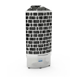 Stufa elettrica per sauna – SAWOTEC Ari Corner 9 kW, senza unità di controllo 