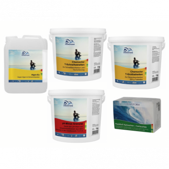 Kit chimico CHEMOFORM per piscine con filtro a sabbia, grande