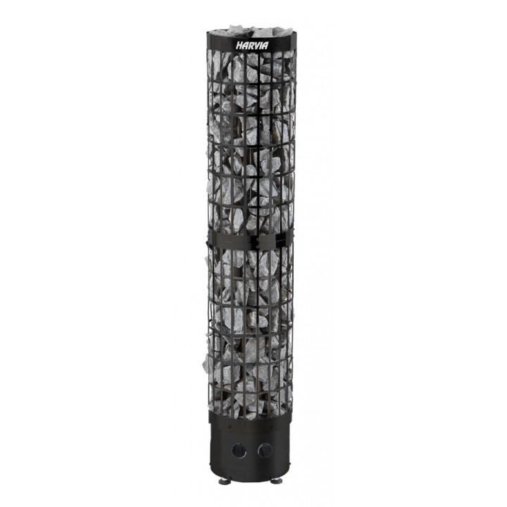 Riscaldatore elettrico per sauna - HARVIA Cilindro Black Steel PC66 6,6 kW