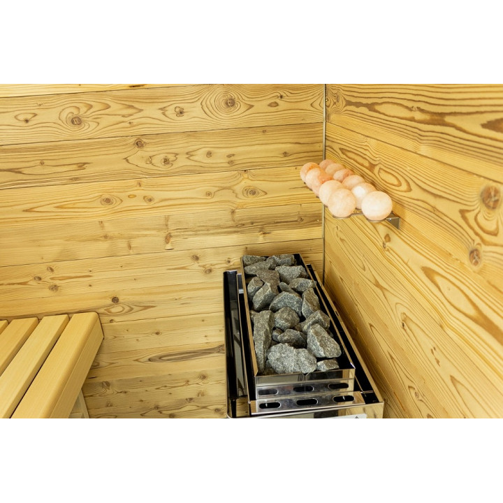 Palline di sale himalayano SAUFLEX, con supporto, 11 pezzi