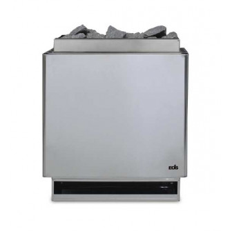 Stufa elettrica per sauna - EOS P1 W, finitura acciaio inox