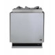 Stufa elettrica per sauna - EOS P1 W, finitura acciaio inox
